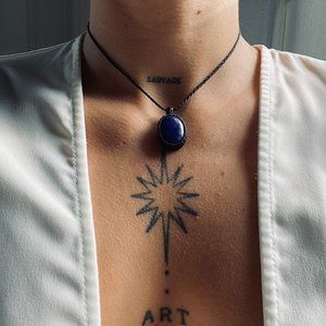 Collier artisanal fait à la main - Lapis Lazuli